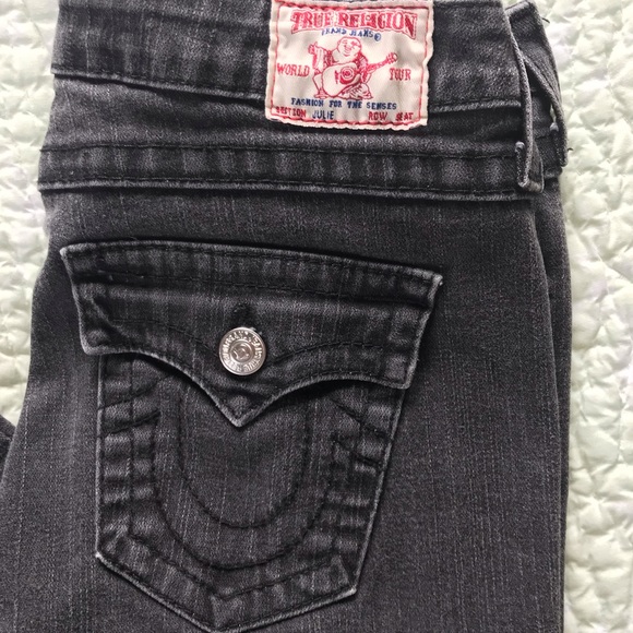 ♠️True Religion Black Stretch Jeans - Picture 2 of 4